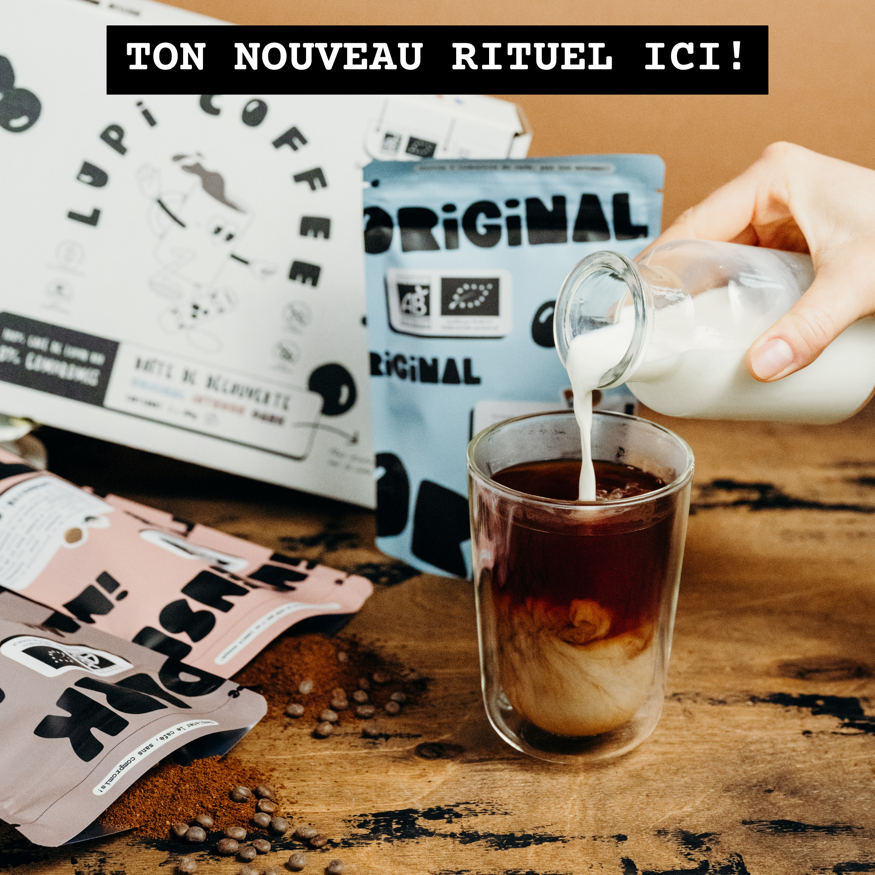 Échantillon gratuit — Café de Lupin Bio Intense (40g)