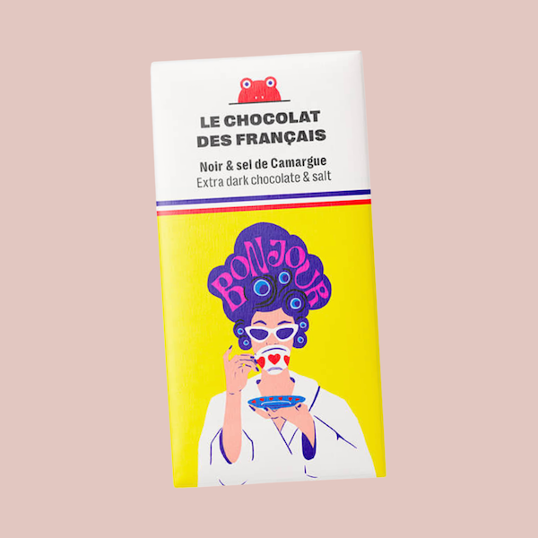 LE CHOCOLAT DES FRANÇAIS - Mini tablette Noir & Sel de Camargue (25g)